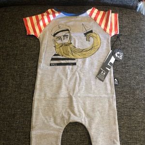 NWT 3-6mo captain and stripes RAGS to RACHES.